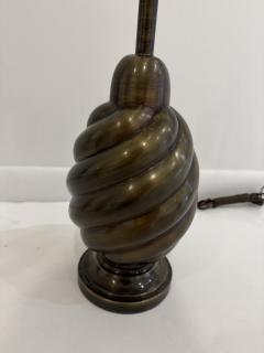  Westwood Industries Pair of Aged Brass Westwood American 1960s Mid Century Table Lamps - 4484451