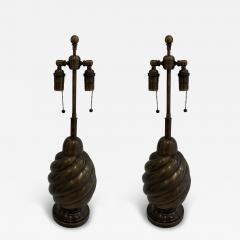  Westwood Industries Pair of Aged Brass Westwood American 1960s Mid Century Table Lamps - 4484746