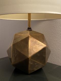  Westwood Industries Pair of Antiqued Bronze Geometric Lamps - 1321585