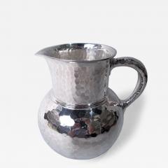  Whiting Manufacturing Co Antique Whiting Japonesque Craftsman Hand Hammered Water Pitcher - 4355141