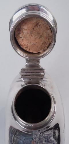 Whiting Manufacturing Co Whiting Sterling Silver Horse Flask with American Polo Association - 4341279