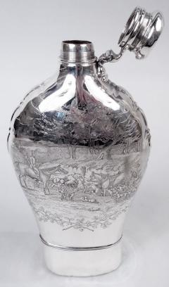  Whiting Manufacturing Co Whiting Sterling Silver Horse Flask with American Polo Association - 4341281