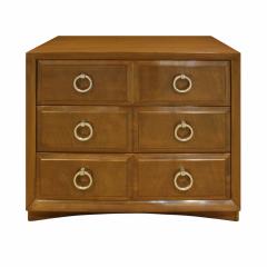  Widdicomb Furniture Co T H Robsjohn Gibbings Pair of Bedside Table Chests in Walnut 1950s signed  - 1048311