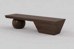Wil n Jong Bollbank Bench Walnut - 4352973