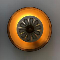  Wila Set of Two Mid Century Modern Wall Lamps or Flush Mounts by Wila 1950s Germany - 4083828