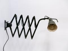  Wilhelm Bader Huge Adjustable Bauhaus Scissor Wall Lamp by Wilhelm B der Germany 1930s - 3923343