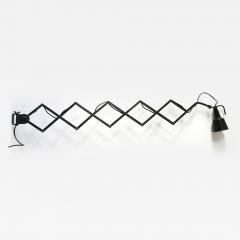  Wilhelm Bader Rare Huge Adjustable Bauhaus Scissor Wall Lamp by Wilhelm B der Germany 1930s - 3925705