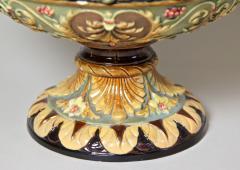  Wilhelm Schiller Son 19th Century Majolica Vase by Wilhelm Schiller Son Marked Bohemia circa 1880 - 3399074