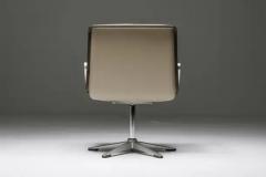  Wilkhahn Delta Design Program 2000 Office Armchairs in Padded Leather for Wilkhahn - 3405592