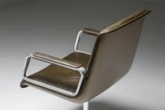  Wilkhahn Delta Design Program 2000 Office Armchairs in Padded Leather for Wilkhahn - 3405635
