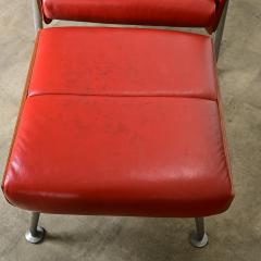  Wilkhahn Pair of German Leather Armchairs Ottoman by Wilkhahn - 4157456