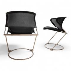  Wilkhahn Set of 2 Wilkhahn Nuvola conference dining room chairs by Herbert Ohl 1980 - 4737837