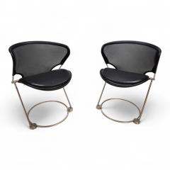  Wilkhahn Set of 2 Wilkhahn Nuvola conference dining room chairs by Herbert Ohl 1980 - 4737842