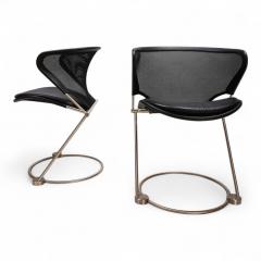  Wilkhahn Set of 2 Wilkhahn Nuvola conference dining room chairs by Herbert Ohl 1980 - 4737843