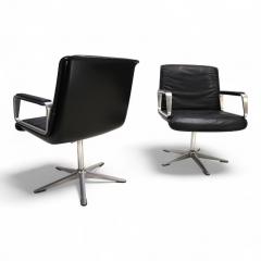  Wilkhahn Wilkhahn Delta 2 piece set of conference dining chairs by Delta Group 1960 - 4741256