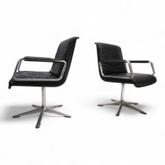  Wilkhahn Wilkhahn Delta 2 piece set of conference dining chairs by Delta Group 1960 - 4741264
