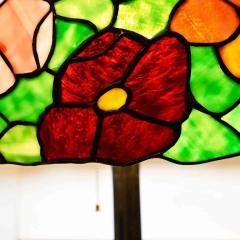  Wilkinson Co Wilkinson Leaded Poppy Floor Lamp Circa 1909 1915 - 4300317