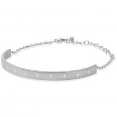  Wille Jewellery Wille Jewellery Diamond Silver Cosmos Chain Bracelet - 4795837