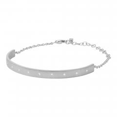  Wille Jewellery Wille Jewellery Diamond Silver Cosmos Chain Bracelet - 4795850