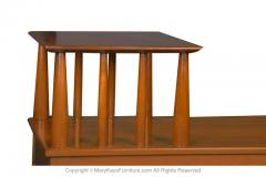  Willett furniture Pair Mid Century Two Tier End Tables Nightstands - 2954342