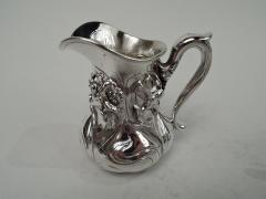  William B Kerr Co American Art Nouveau Sterling Silver 3 Piece Coffee Set by Kerr - 3757921