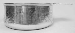  William B Kerr Co Kerr Edwardian Sterling Silver Porringer with Moral Message - 3771937