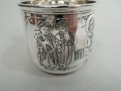  William B Kerr Co Kerr Sterling Silver Baby Cup Rich in Turn of the Century Assumptions - 3758059