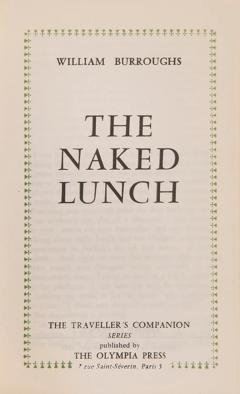  William BURROUGHS The Naked Lunch BY William BURROUGHS - 3529017