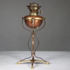  William Benson W A S Benson Co W A S Benson A Copper Brass Table Oil Lamp - 4186310
