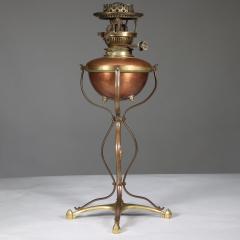  William Benson W A S Benson Co W A S Benson A Copper Brass Table Oil Lamp - 4186315