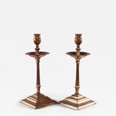 William Benson W A S Benson Co W A S Benson A Pair of Arts Crafts Copper Brass Candlesticks - 4205697