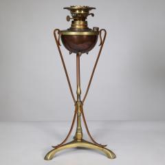  William Benson W A S Benson Co W A S Benson An Arts Crafts Copper Brass Oil Lamp - 4186403