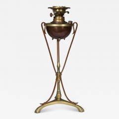  William Benson W A S Benson Co W A S Benson An Arts Crafts Copper Brass Oil Lamp - 4232965