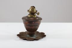  William Benson W A S Benson Co W A S Benson An Arts Crafts Copper Lily Pad Oil Light - 4186412