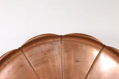  William Benson W A S Benson Co W A S Benson Stamped Mark A Very Large Arts Crafts Copper Lily Pad Tray - 4188566