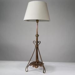  William Benson W A S Benson Co WAS Benson An Arts and Crafts telescopic adjustable copper and brass table lamp - 4186528
