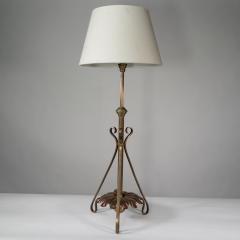  William Benson W A S Benson Co WAS Benson An Arts and Crafts telescopic adjustable copper and brass table lamp - 4186531