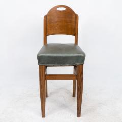  William Birch Ltd William Birch An Arts Crafts High Seat Music Chair with Leather Seat - 4236686