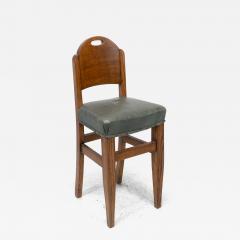  William Birch Ltd William Birch An Arts Crafts High Seat Music Chair with Leather Seat - 4237627