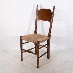  William Birch Ltd William Birch Liberty Co A Arts and Crafts rush seat oak dining chair - 4191465