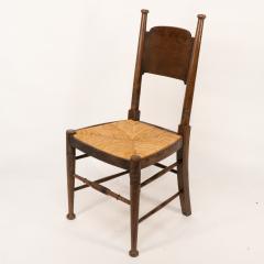  William Birch Ltd William Birch retailed by Liberty Co Pair of Arts Crafts oak dining chairs - 4186600