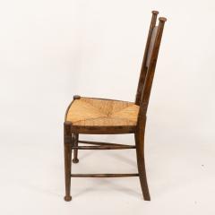  William Birch Ltd William Birch retailed by Liberty Co Pair of Arts Crafts oak dining chairs - 4186601