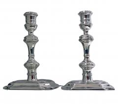  William Comyns Sons Ltd Antique Silver Georgian style Candlesticks London 1913 William Comyns - 3000312