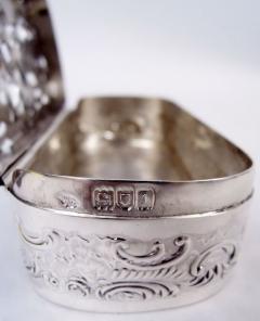  William Comyns Sons Ltd Comyns English Edwardian Art Nouveau Sterling Silver Trinket Box 1906 - 4424678