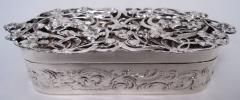  William Comyns Sons Ltd Comyns English Edwardian Art Nouveau Sterling Silver Trinket Box 1906 - 4424685