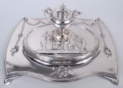  William Comyns Sons Ltd Comyns English Edwardian Regency Sterling Silver Inkstand 1905 - 4542990