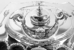  William Comyns Sons Ltd Comyns English Edwardian Regency Sterling Silver Inkstand 1905 - 4542993
