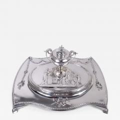  William Comyns Sons Ltd Comyns English Edwardian Regency Sterling Silver Inkstand 1905 - 4545659