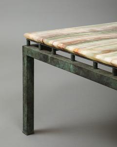  William Haines Inc Onyx Topped Coffee Table - 4752568