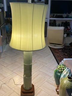  William Haines Inc RARE AND IMPORTANT CERAMIC BAMBOO FLOOR LAMP BY WILLIAM HAINES - 1670619